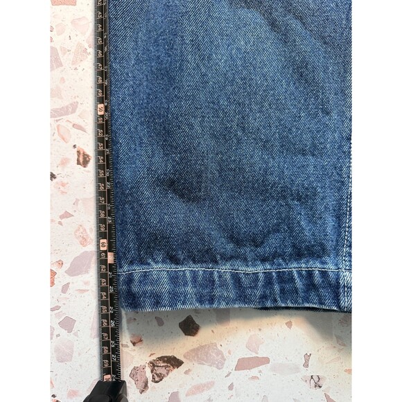 Calvin Klein Denim Overalls Size L Vintage 90s Y2K Utility Workwear - Picture 12 of 15